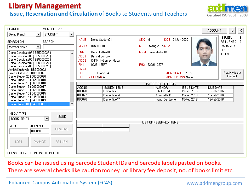 Screenshot of Benefits of Library Management Software