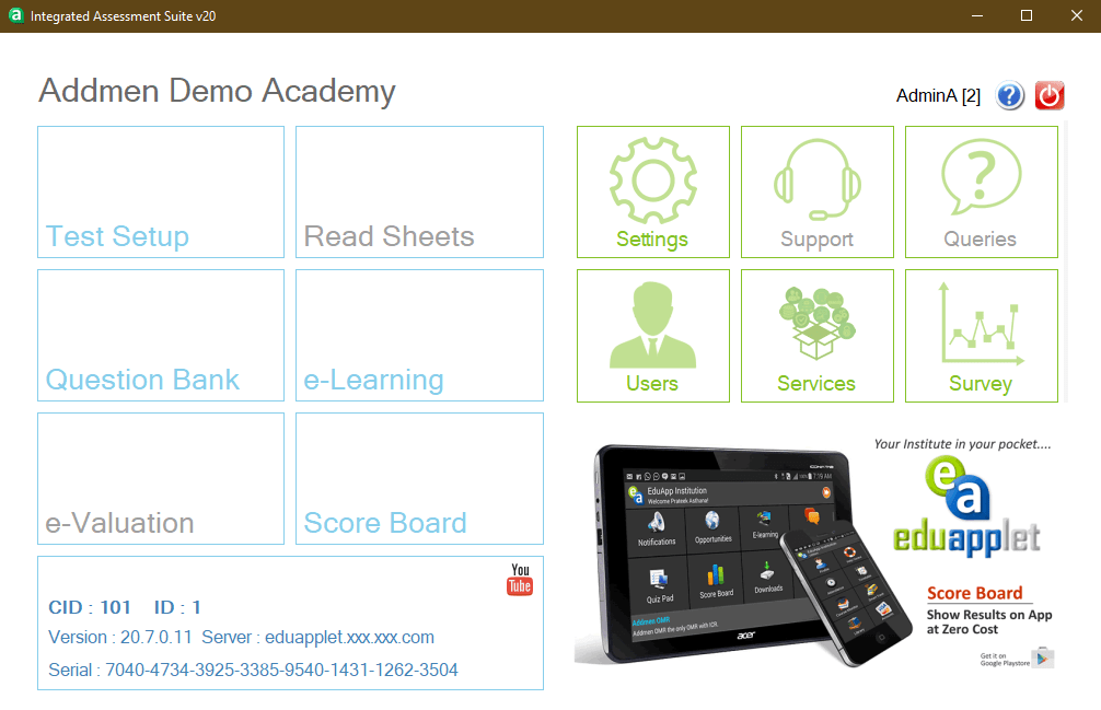 Examination Module Software