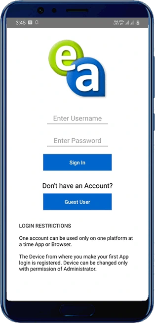 Student Login in LMS APP Student Login in LMS APP