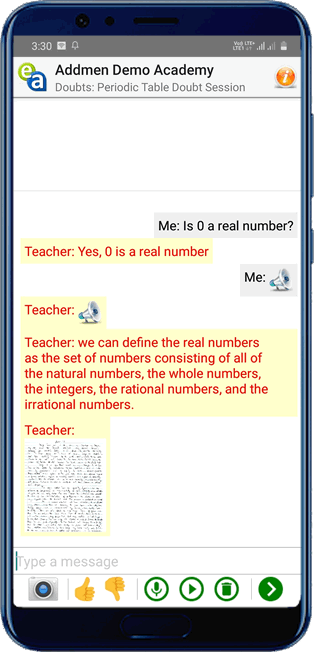 Screenshot of Doubut Sessionin Addmen Android APP