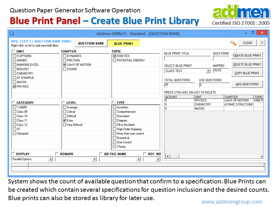 Multiple Choice Question Making Software Process